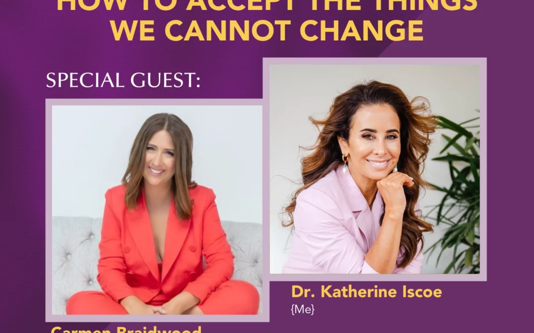 Confidence tips on and off camera: how to accept the things we cannot change with Carmen Braidwood