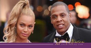 Photo of Beyonce and Jay-Z. A purple footer can be seen with the Dr. Katherine signature in yellow and www.drkatherine.com underneath that